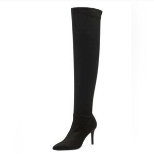 Jessica Simpson ABRINE Elegant Black Over-the-Knee Boots